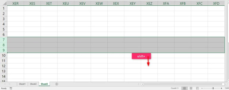 How to select rows in Excel till the end- 5 methods - Excel Wizard