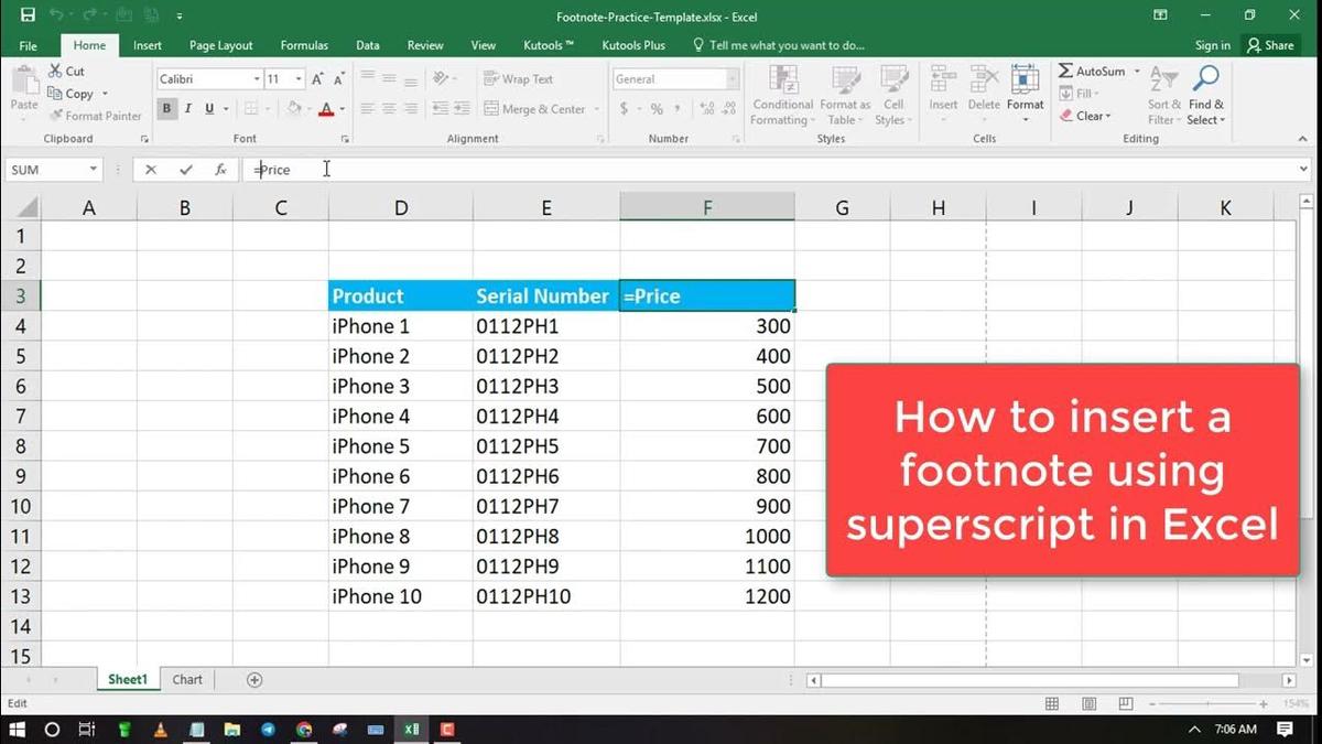 how-to-add-a-footnote-in-excel