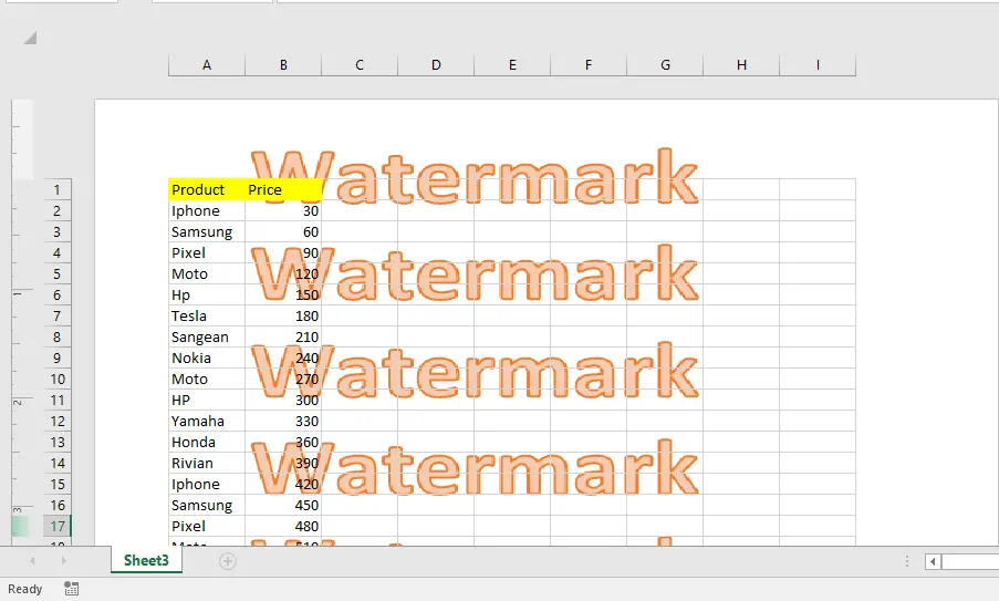 How To Insert A Watermark In Excel Behind The Text Excel Wizard 6220