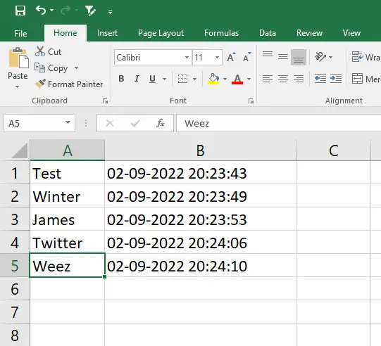 How To Timestamp When A Cell Changes In Microsoft Excel - Excel Wizard