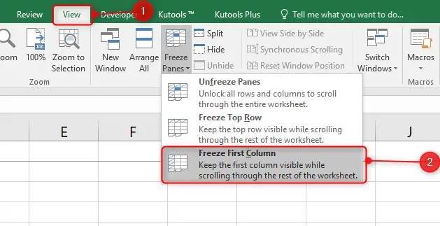 How to freeze panes in Excel top and side - Excel Wizard