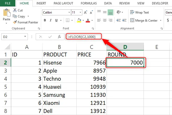 How To Not Have Numbers Round In Excel