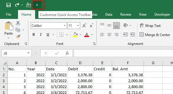 How do I get the undo button back in Excel - Excel Wizard