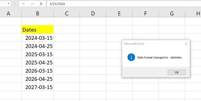 How to Change the Default Date Format in Excel - Excel Wizard