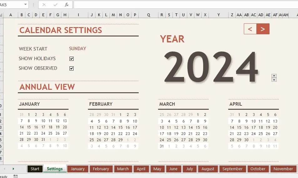 How to Create a Calendar in Excel 2024 Excel Wizard